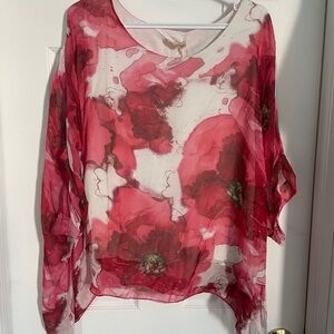 Elegant Floral Women's Blouse